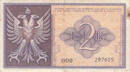 Albanien 2 Lek 1940 p.9